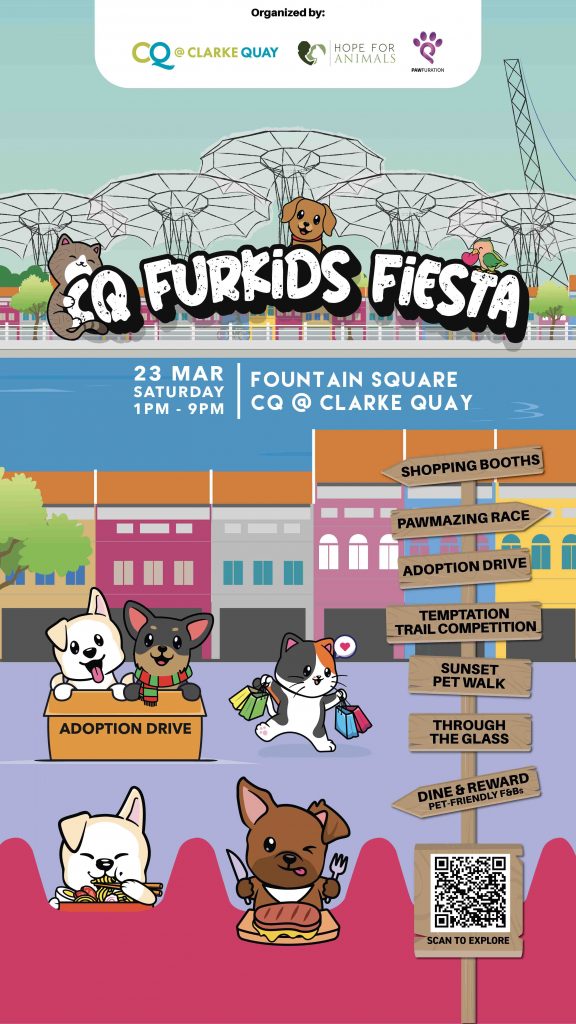 Exciting News: CQ @ Clarke Quay Goes Pet-Friendly with New Amenities and a Pawsome Event - Alvinology
