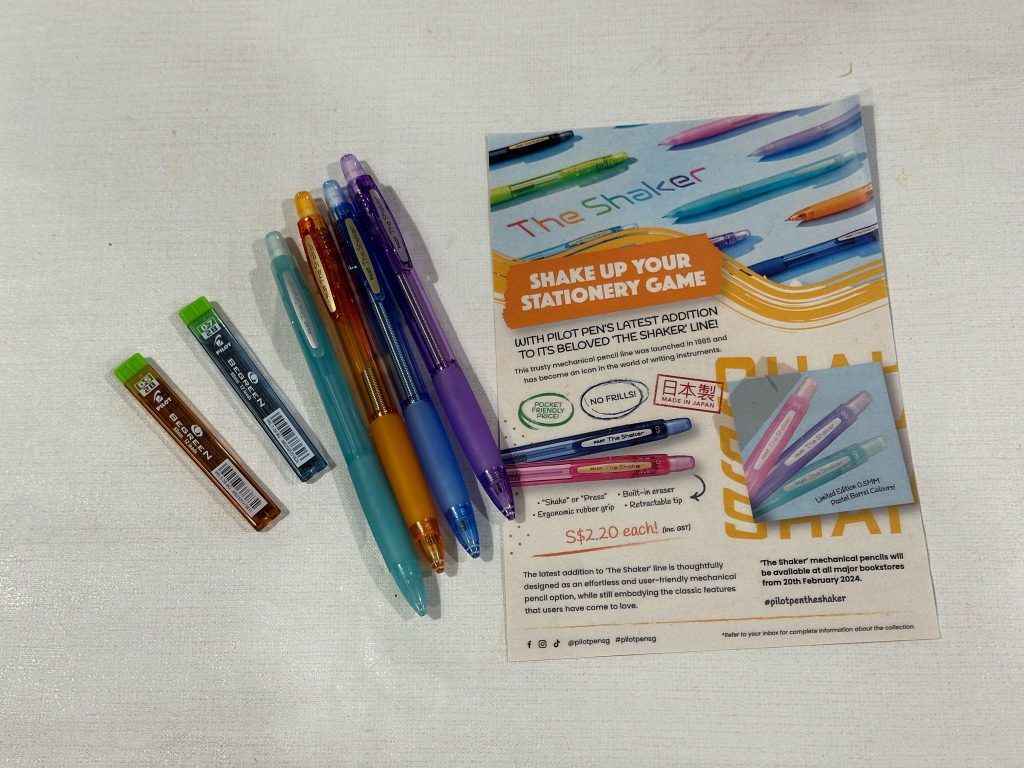 Pilot Pen Introduces New Addition to Classic ‘The Shaker’ Line: Affordable and Stylish Mechanical Pencils - Alvinology