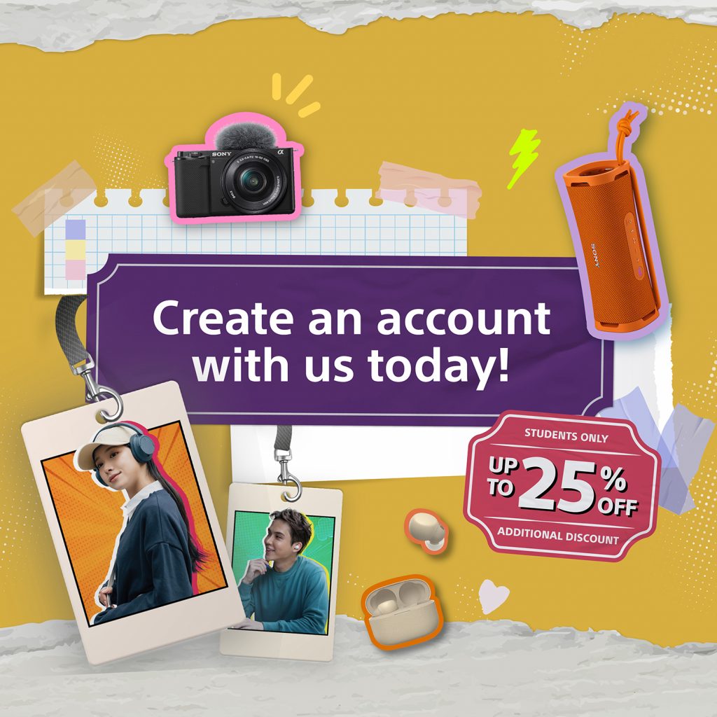 Singapore Students Get Up to 25% OFF on Sony Products via the New Student Portal; Sign Up Now Singapore Students Get Up to 25% OFF on Sony Products via the New Student Portal; Sign Up Now - Alvinology