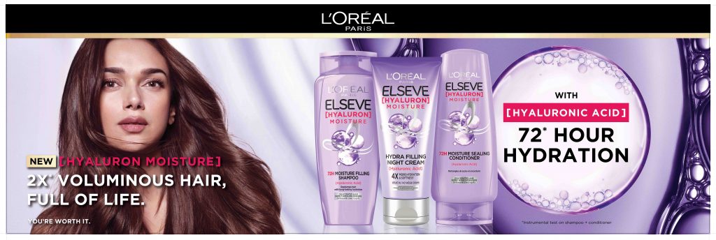 L’Oréal Paris Introduces Groundbreaking Hyaluron Moisture Range for Dehydrated Hair - Alvinology
