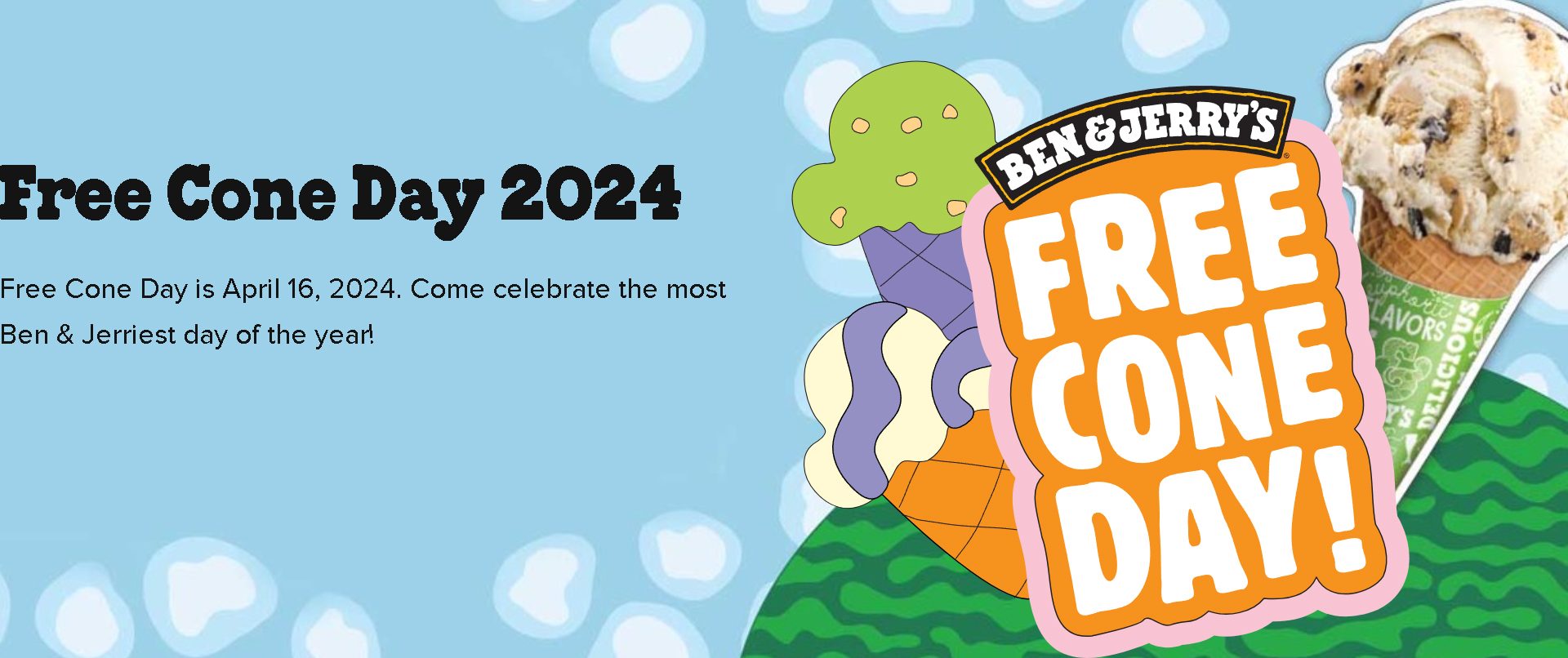 Don’t Miss Out on Ben & Jerry's Free Cone Day on 16 April; Ben & Jerry's Aims to Serve 1 Million Scoops - Alvinology
