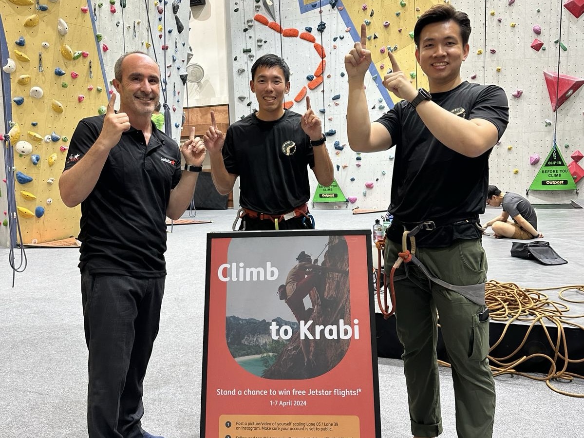 Jetstar Asia's Instagram Contest: Win Free Tickets to Krabi by Scaling New Heights - Alvinology