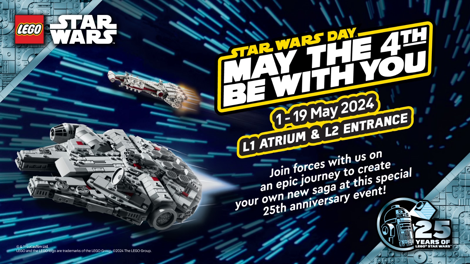 May the 4th Be With You: LEGO Star Wars Celebrates 25 Years of Galactic Adventure with Exciting Promotions and New Star Wars Sets - Alvinology