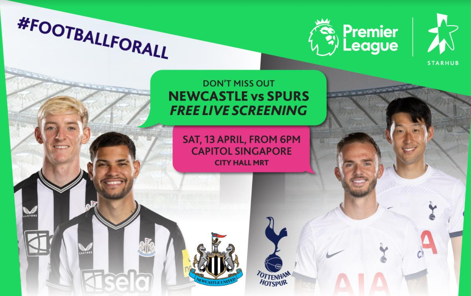 StarHub To Host Exclusive Premier League Live Screening at Capitol Singapore; Admission is Free - Alvinology
