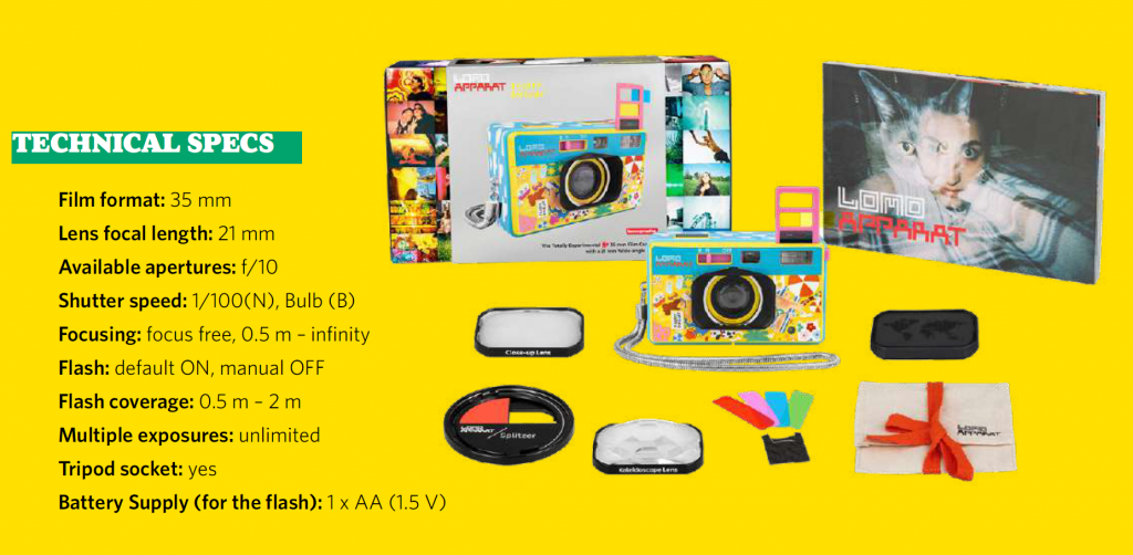 LomoApparat × Fluffy Omelet Partner to Create this Whimsical Technicolor Camera - Alvinology