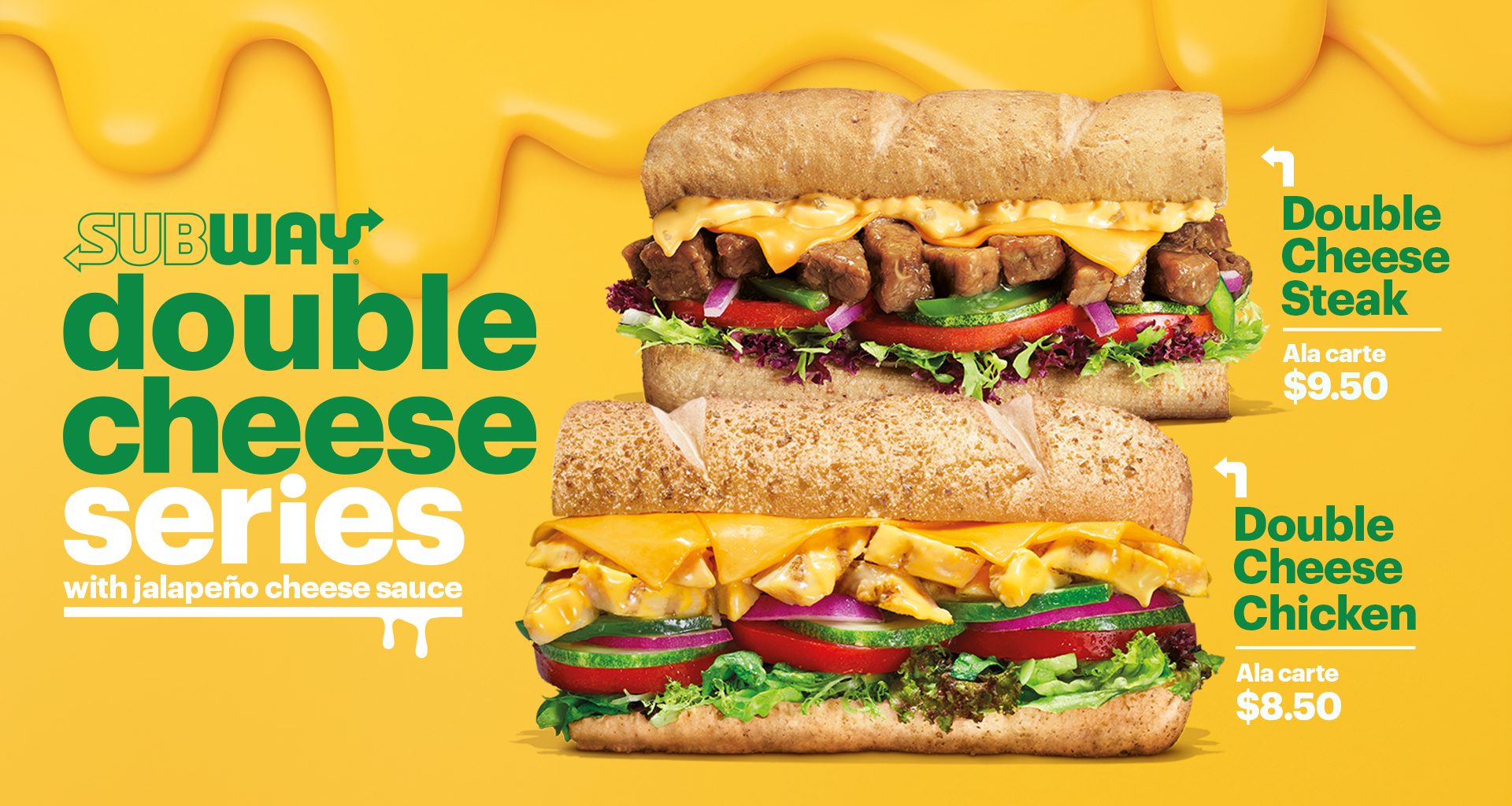 Get Ready to Double Your Cheese Fix with Subway's Return of the Double Cheese Series in Singapore - Alvinology