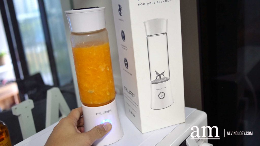 [Review] Aura Portable Blender - Under $100 Portable Blender to Power Up Your Nutritional Needs On-the-go - Alvinology