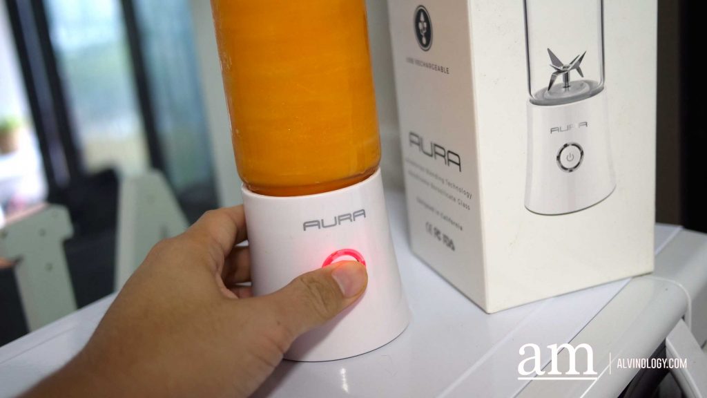 [Review] Aura Portable Blender - Under $100 Portable Blender to Power Up Your Nutritional Needs On-the-go - Alvinology