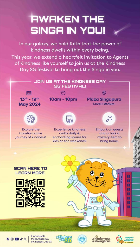 Singapore Kindness Movement Celebrates 12th Kindness Day Singapore and Inaugural Kindness Festival - Alvinology
