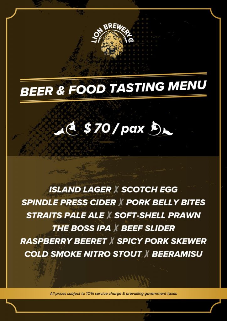 Indulge in Craft Beer Heaven: Lion Brewery Co Taproom Presents 6-Course Beer-Pairing Menu for only $70++ - Alvinology