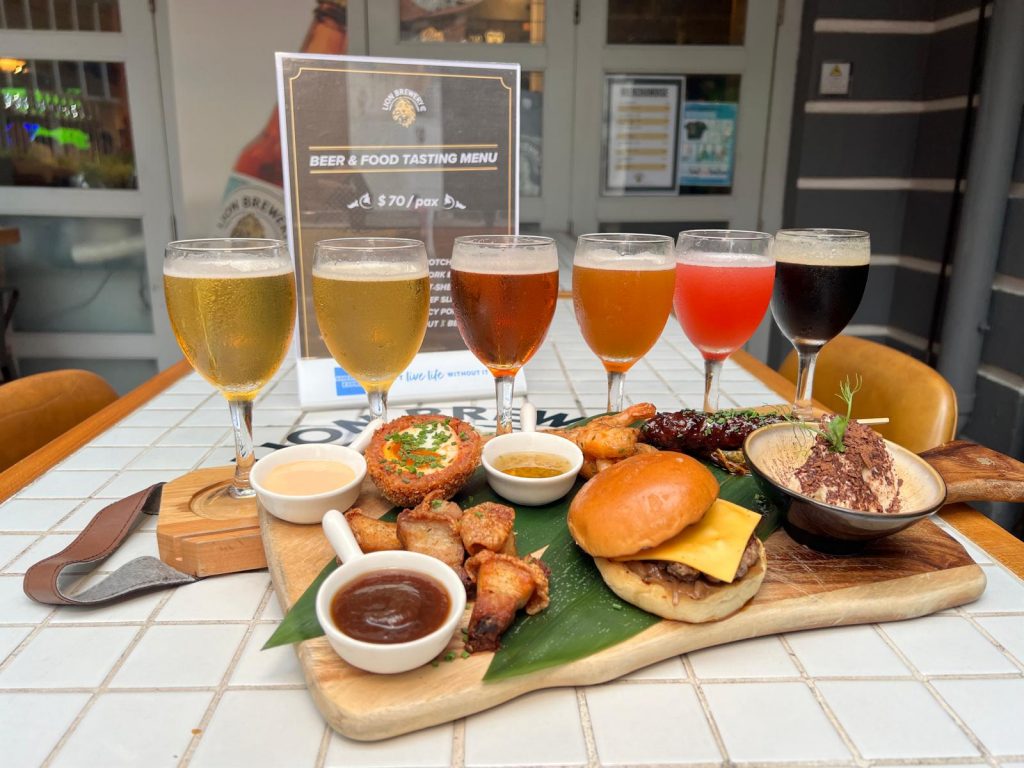 Indulge in Craft Beer Heaven: Lion Brewery Co Taproom Presents 6-Course Beer-Pairing Menu for only $70++ - Alvinology