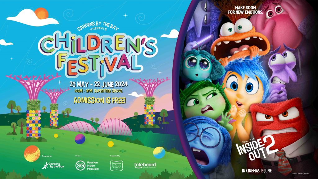 Gardens by the Bay’s Children’s Festival Returns for its 10th Edition Featuring Disney and Pixar's Inside Out 2 - Alvinology