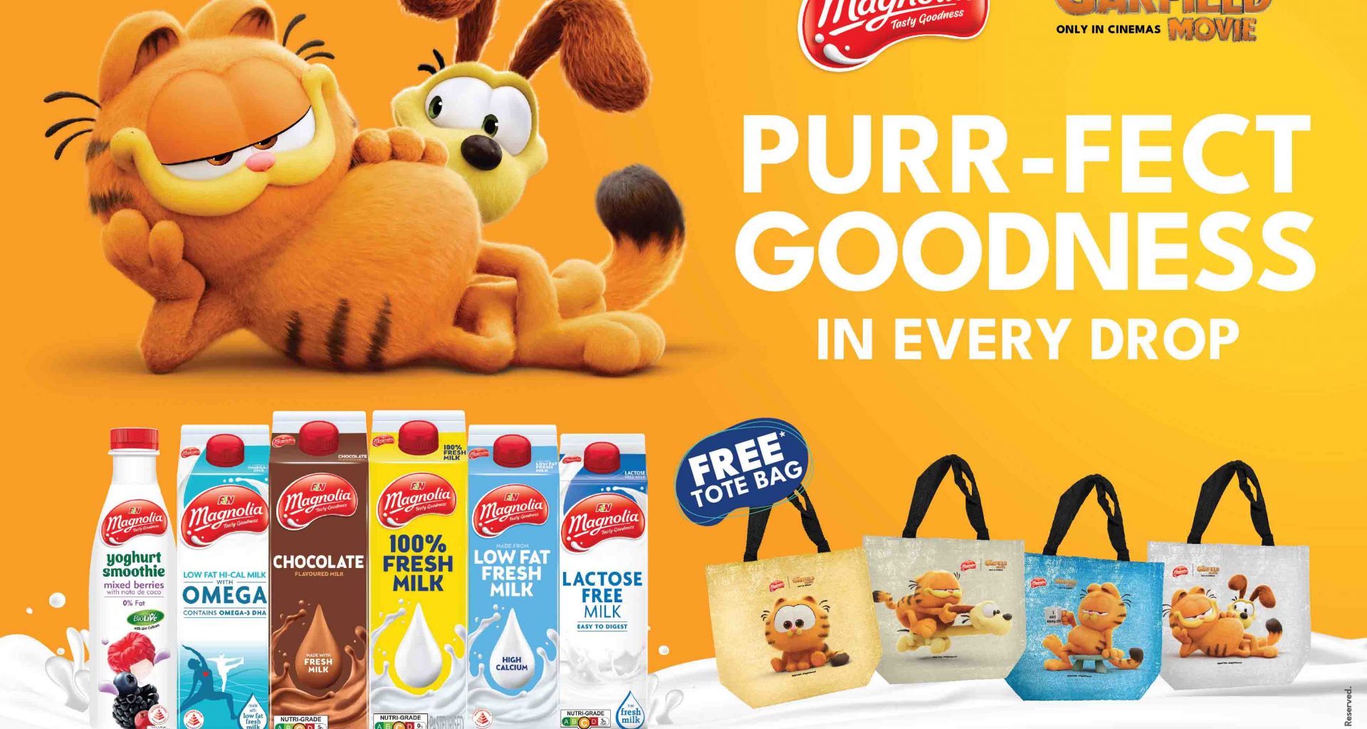 F&N MAGNOLIA Teams Up with THE GARFIELD MOVIE to Serve Up Purrr-fect Tasty Goodness - Alvinology