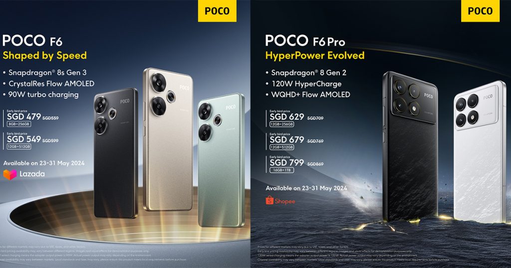 POCO Launches New Flagship F-Series: HyperPower Evolved with POCO F6 Pro and POCO F6 - Alvinology