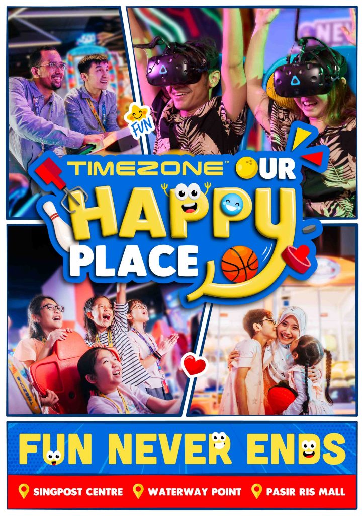 Timezone Brings Joy with Three New Venues in Singapore: Singapore Post Centre, Pasir Ris Mall, and Waterway Point - Alvinology