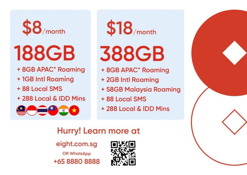 eight Launches Upsized Mobile Plan Amidst Enthusiastic Roadshow Turnout in Singapore - Alvinology