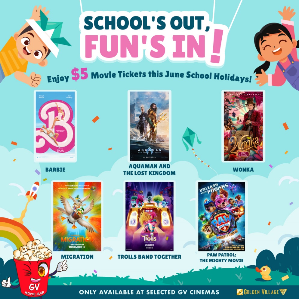 School’s Out, Fun’s In at Golden Village: Enjoy $5 Movie Tickets this June School Holidays - Alvinology