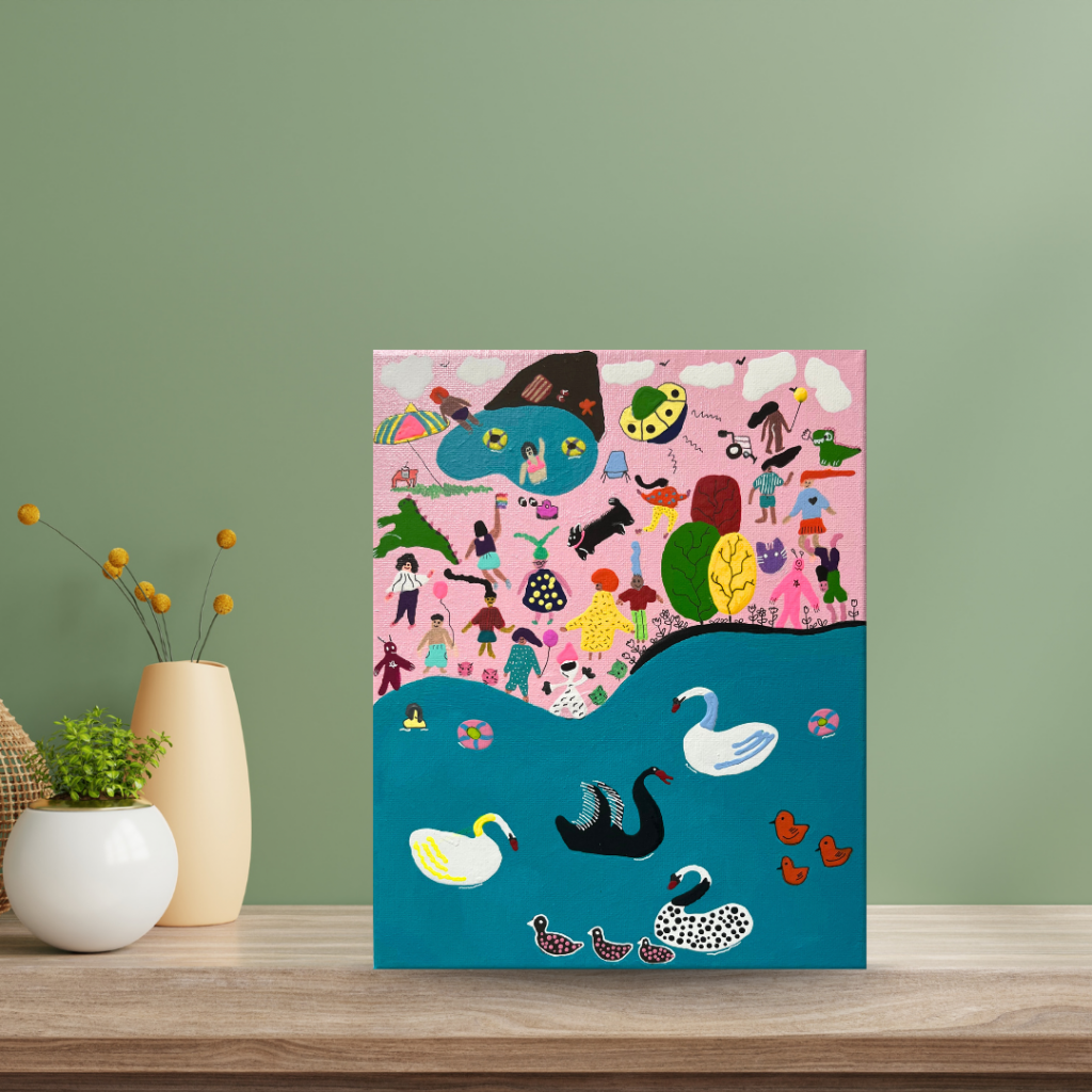 Autistic Artist Alex Lim Celebrates 500th Painting with "Scenes" Series - Alvinology
