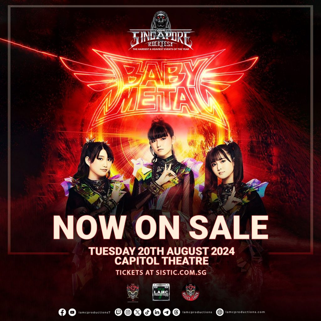 “Kawaii Metal” Band BABYMETAL to Rock Singapore This August - Alvinology