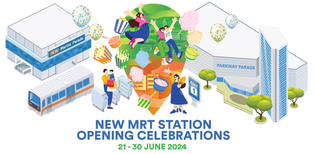 [PROMO CODE INSIDE] Grand Opening Celebrations at Parkway Parade for Marine Parade MRT Station - Alvinology