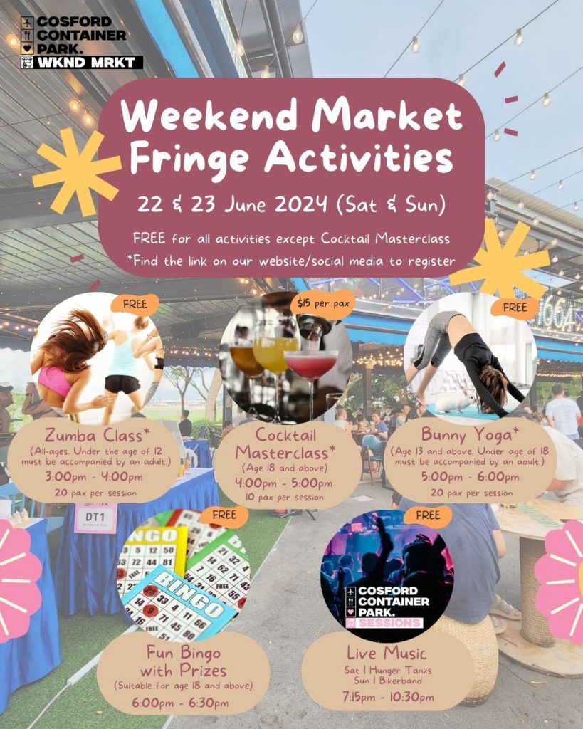 Cosford Container Park Introduces Weekend Market: A Monthly Extravaganza of Retail, F&B, and Activities Cosford Container Park Introduces Weekend Market: A Monthly Extravaganza of Retail, F&B, and Activities - Alvinology