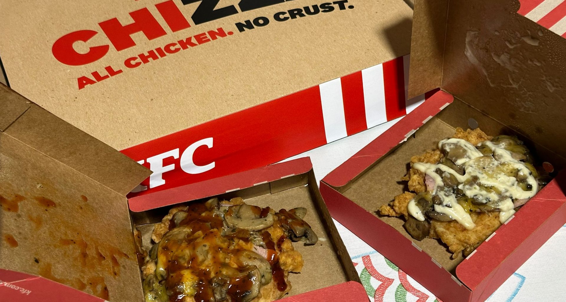 KFC Brings Back CHIZZA, It's Chicken-only, Crustless Rendition of a Pizza to Its Singapore Menu - Alvinology