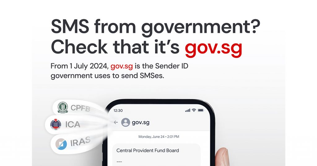 Singapore Government to Introduce Single SMS Sender ID: gov.sg - Alvinology