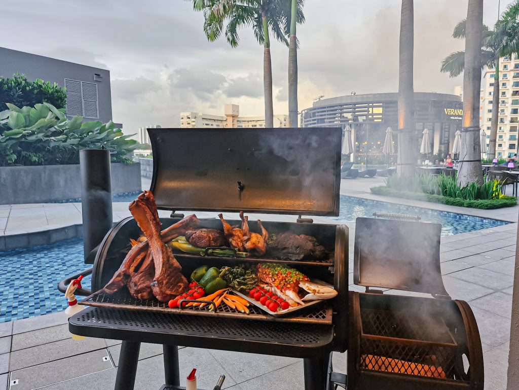 Barbecue buffet extravaganza at Verandah Rooftop Rotisserie from just $28+/pax Barbecue Buffet at Verandah Rooftop Rotisserie