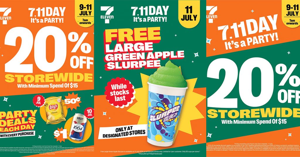 Celebrate 7.11 Day with Free Slurpees at 7-Eleven - Alvinology