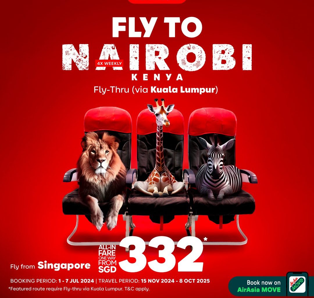 AirAsia X Expands into Africa with New Route Connecting Singapore and Nairobi - Alvinology