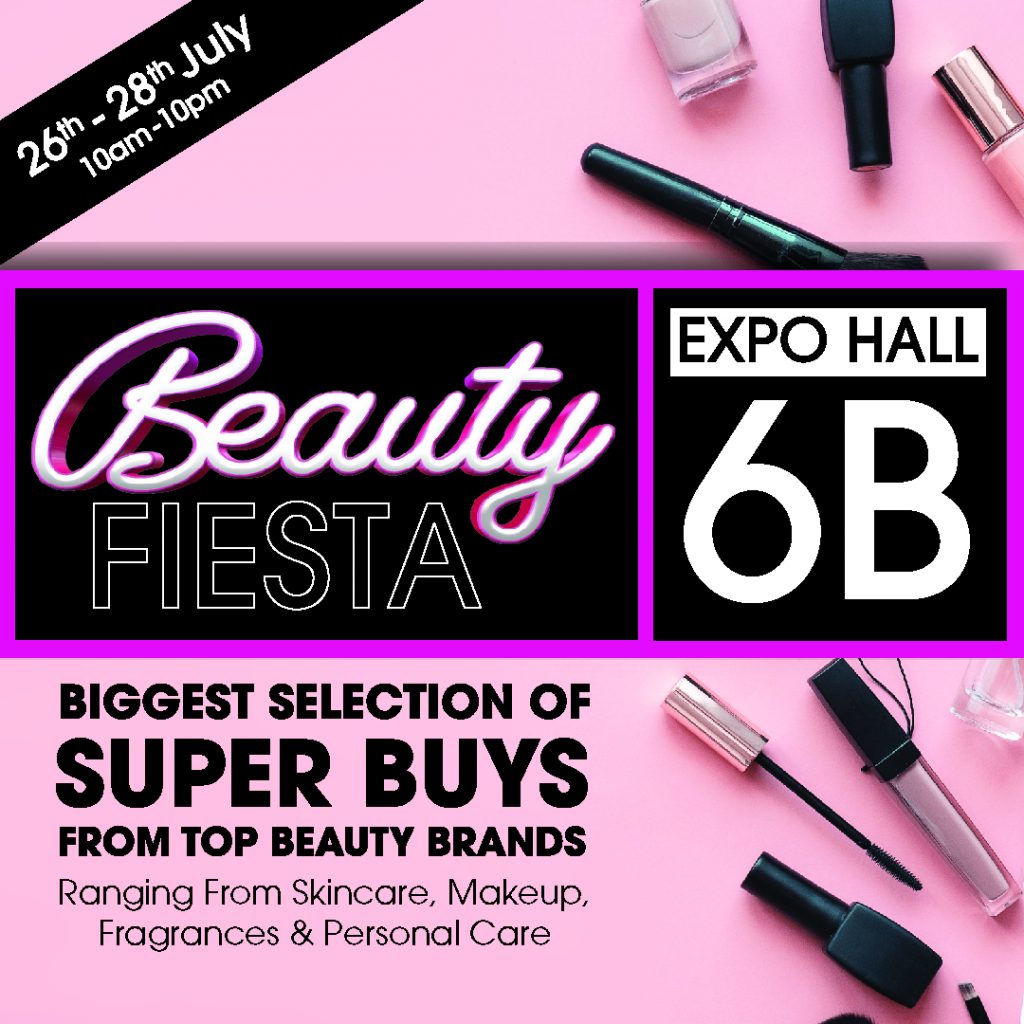 Shop at the Beauty Fiesta at Singapore Expo with Up to 90% Off Top Beauty Brands - Alvinology