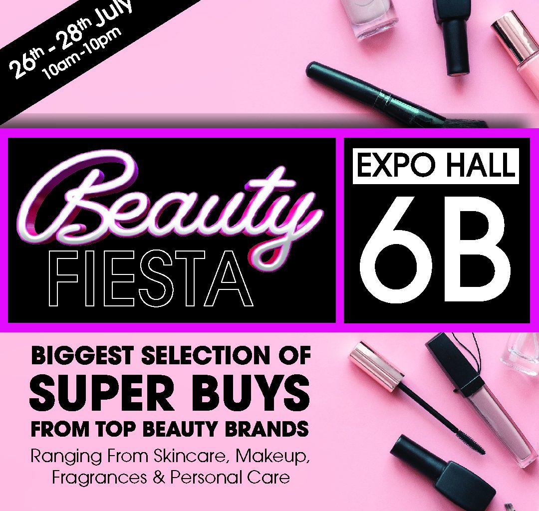 Shop at the Beauty Fiesta at Singapore Expo with Up to 90% Off Top Beauty Brands - Alvinology