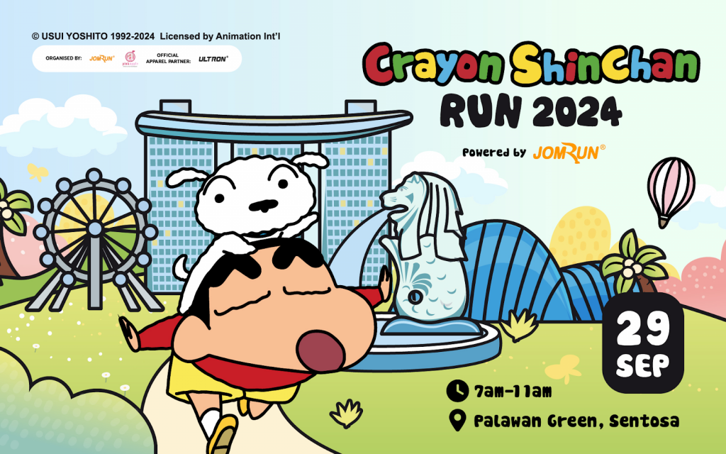 JomRun Brings Crayon Shinchan and Doraemon Runs to Singapore; Registration is Now Open - Alvinology