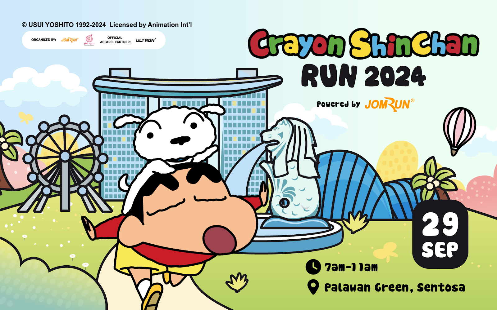 JomRun Brings Crayon Shinchan and Doraemon Runs to Singapore; Registration is Now Open - Alvinology