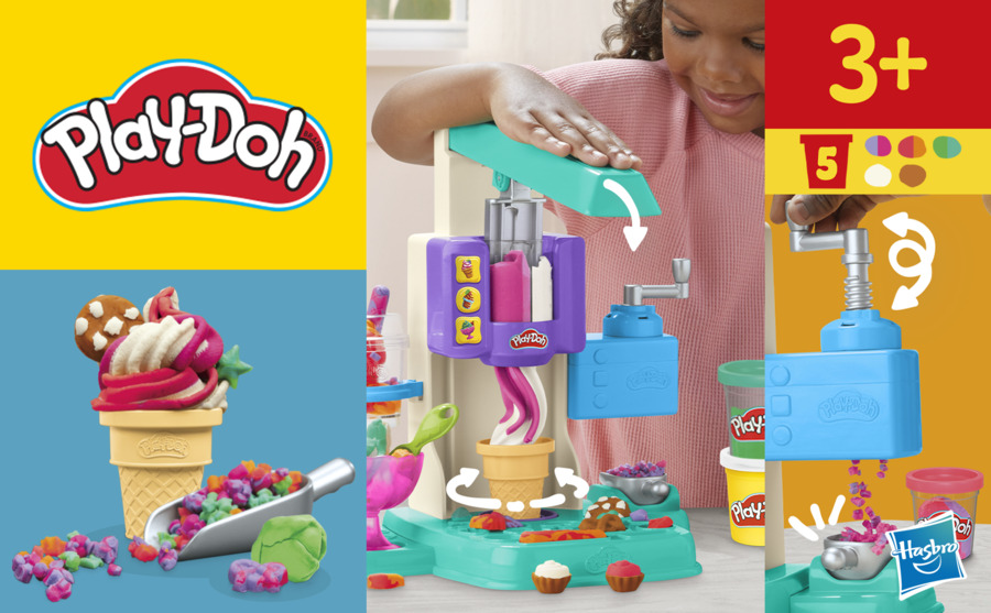 Dive into Imaginative Fun with the New Play-Doh Rainbow Swirl Ice Cream Playset - Alvinology