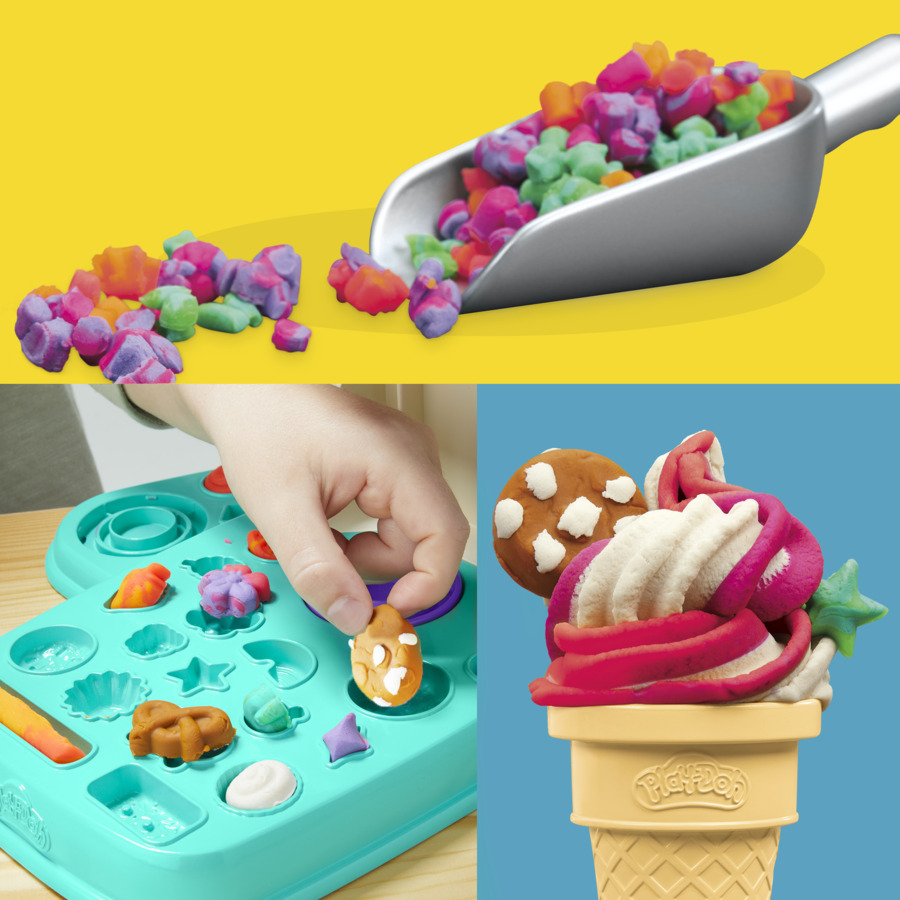 Dive into Imaginative Fun with the New Play-Doh Rainbow Swirl Ice Cream Playset - Alvinology