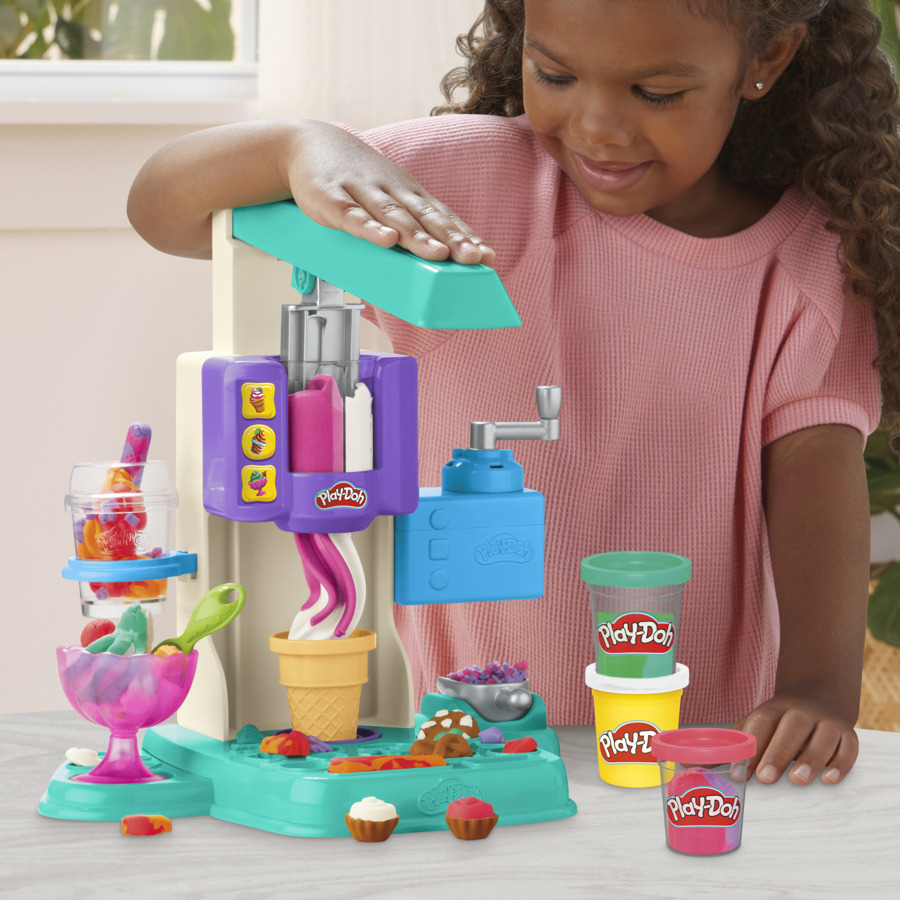 Dive into Imaginative Fun with the New Play-Doh Rainbow Swirl Ice Cream Playset - Alvinology