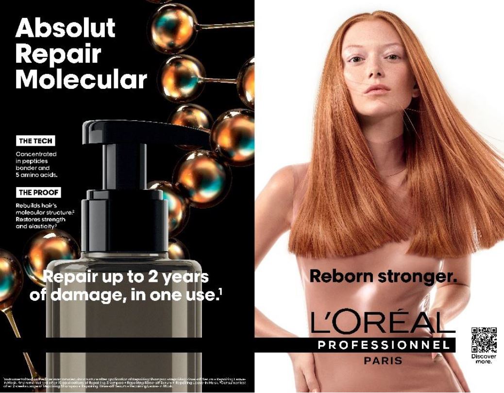 L’Oréal Professionnel Absolut Repair Molecular: Repairs Up to Two Years of Hair Damage, In One Use - Alvinology