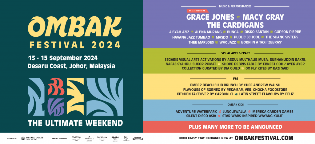 Ombak Festival Announces Star-Studded Lineup, Festival Day Passes, and Exclusive Events - Alvinology