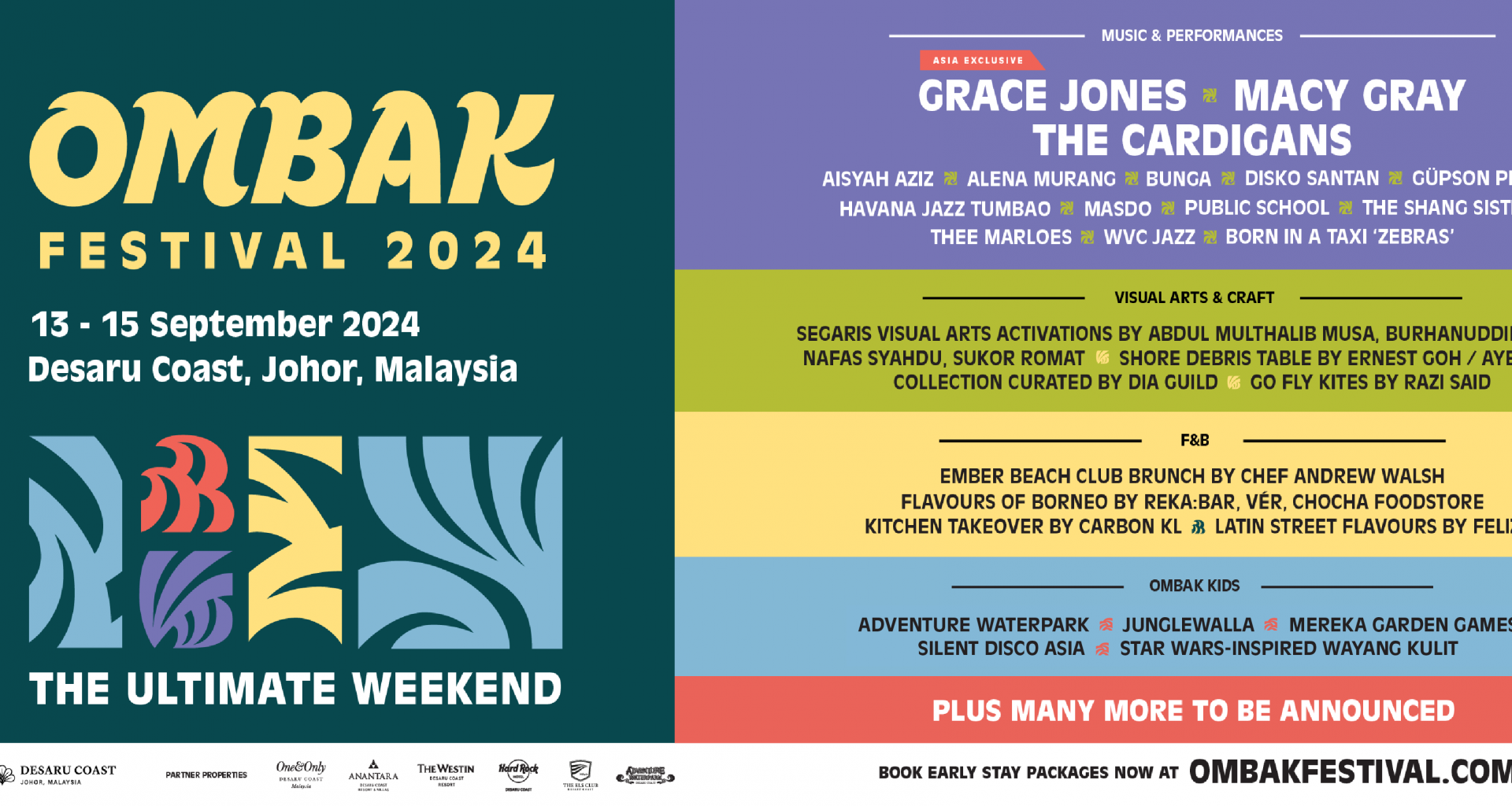 Ombak Festival Announces Star-Studded Lineup, Festival Day Passes, and Exclusive Events - Alvinology