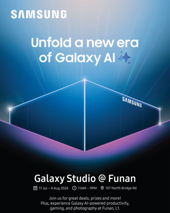 Experience Galaxy AI in Singapore with the All-New Galaxy Z Series at CHIJMES and Funan Mall Installations - Alvinology