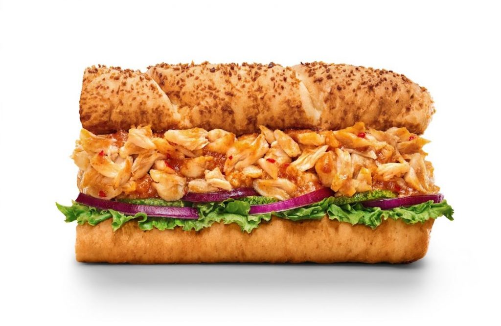 Subway Singapore Introduces Chilli Crab Sub for National Day: 100% Real Crab, Starting at $13.90 - Alvinology