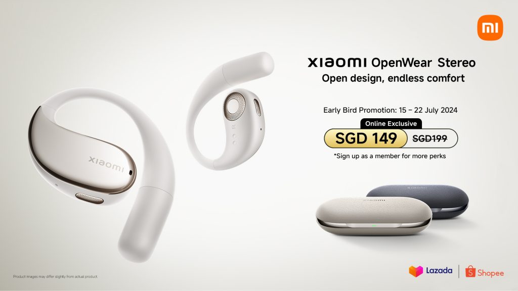 Xiaomi Launches OpenWear Stereo in Singapore: Open Design and Endless Comfort - Alvinology