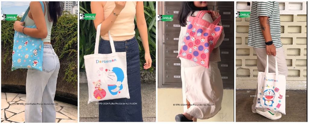 Say KONNICHIWA to the DARLIE x Doraemon Tote Bag Collection - Alvinology