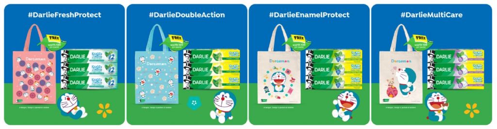 Say KONNICHIWA to the DARLIE x Doraemon Tote Bag Collection - Alvinology