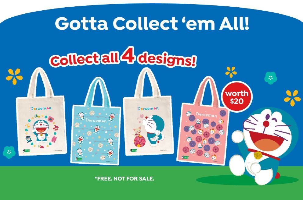 Say KONNICHIWA to the DARLIE x Doraemon Tote Bag Collection - Alvinology