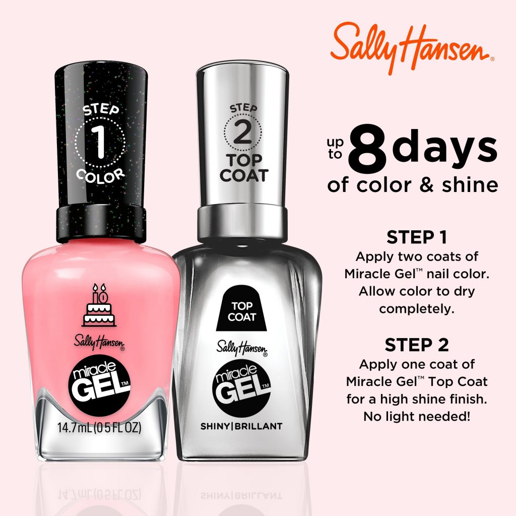 Sally Hansen Celebrates 10 Iconic Years of Miracle Gel with a Birthday Collection - Alvinology
