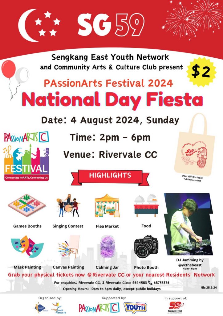PAssionArts Festival 2024: Dive into Food-Art, Performances, and National Day Celebrations at 15 Festival Villages - Alvinology