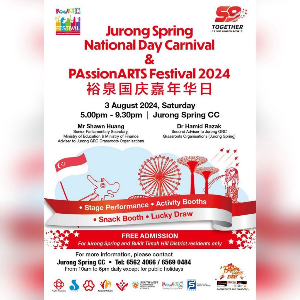 PAssionArts Festival 2024: Dive into Food-Art, Performances, and National Day Celebrations at 15 Festival Villages - Alvinology