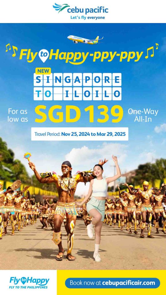 Cebu Pacific to Reopen Direct Singapore-Iloilo Flights in November - Alvinology